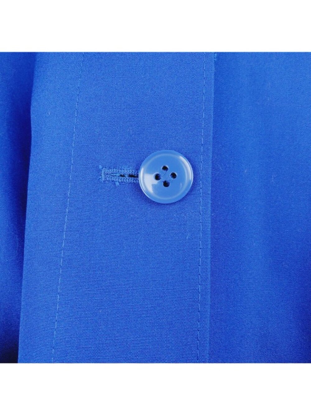 Vintage 1990's Misty Harbor Model Beth Cobalt Blue Rmvbl Liner Coat 6 Petite NWT - Picture 7 of 11